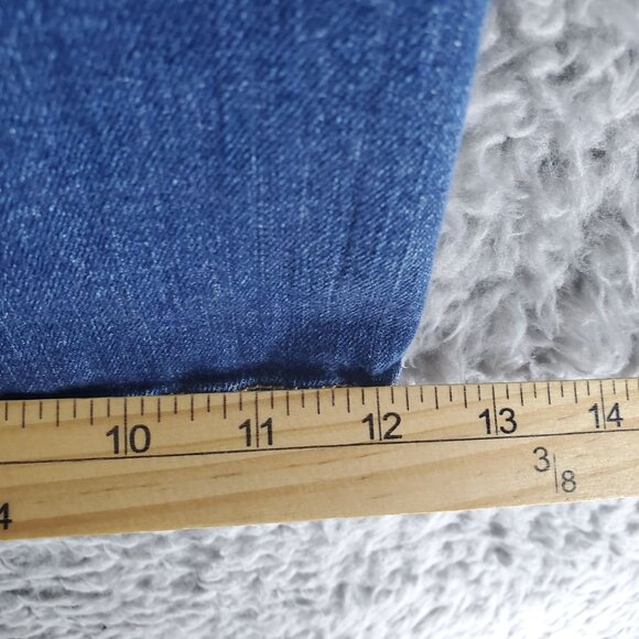 Ava & Viv Jeans Womens 26 Plus Blue High Rise Flare Stretch Denim - Picture 8 of 12